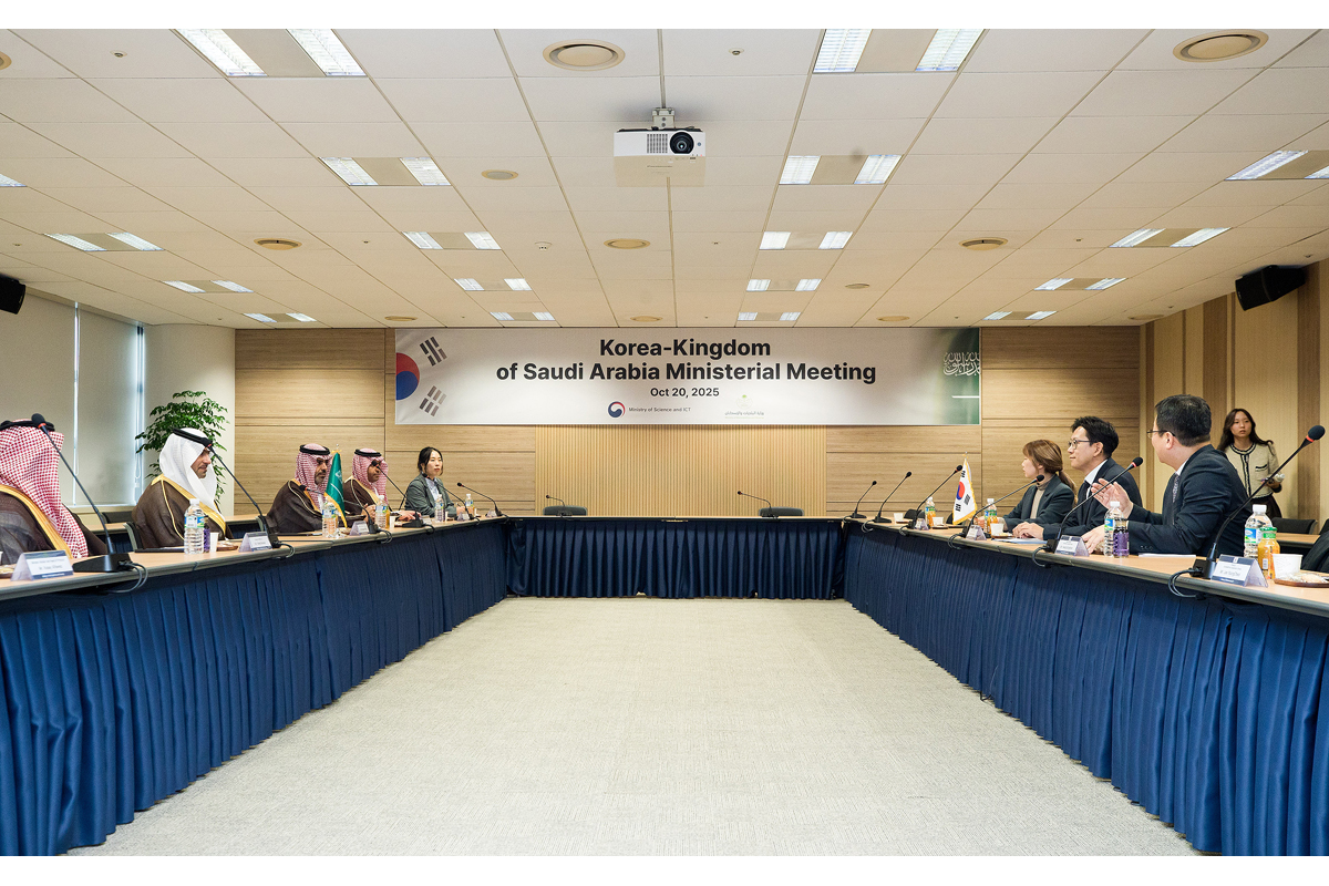 배경훈 부총리-사우디아라비아 지방자치주택부 장관 면담